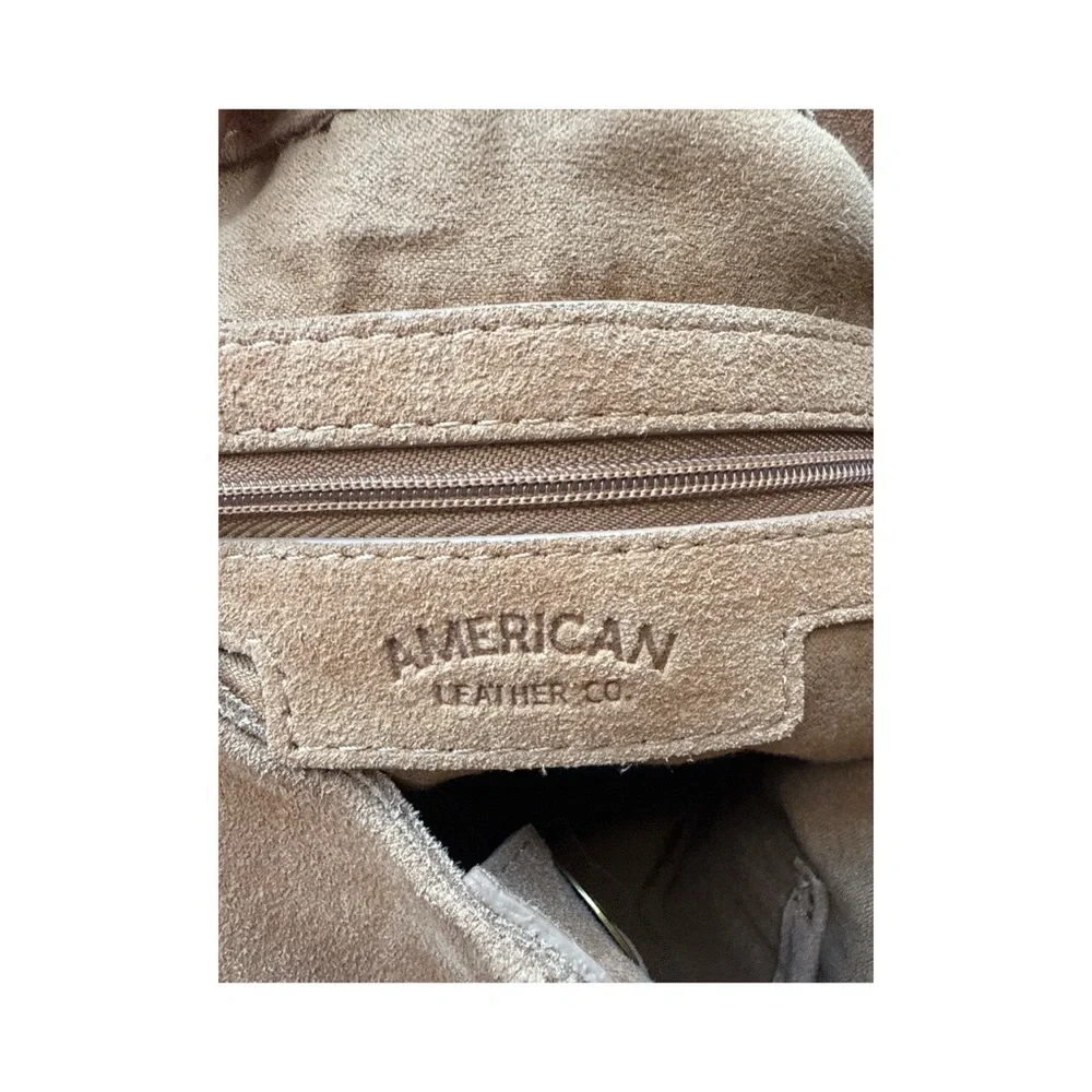 American Leather Co. Marietta‎ Knot Hobo 2.0 Nutmeg  Suede